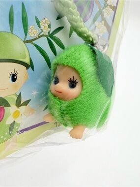 NEW RARE Kewpie Gotochi Japan Olive Vegetable Keychain Strap Figure Vintage